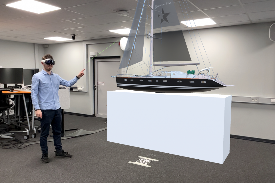 Bachelor Thesis – MR for a collaborative yacht group training with the Apple Vision Pro